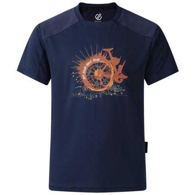 Dare 2B Trackstand II fietsshirt voor kinderen/Kinderen (Marine)