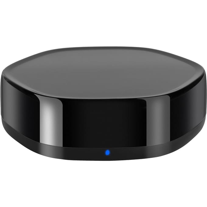 YRC12 IR RF Afstandsbediening Smart Home WiFi Afstandsbediening Infrarood Radiofrequentie Slim Leven zwart