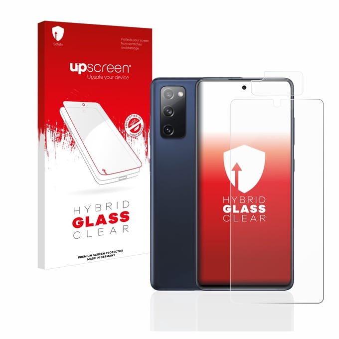 upscreen - Screenprotector voor Samsung Galaxy S20 FE (Voor+Camera) - Folie Beschermfolie Beschermglas transparant