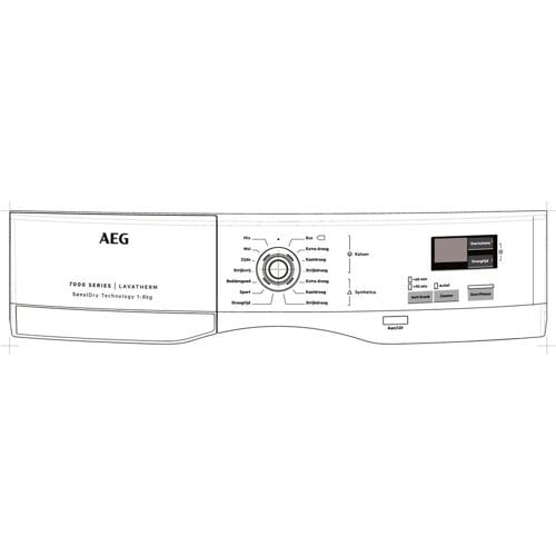 AEG controlepaneel, wit, AEG 140201224015