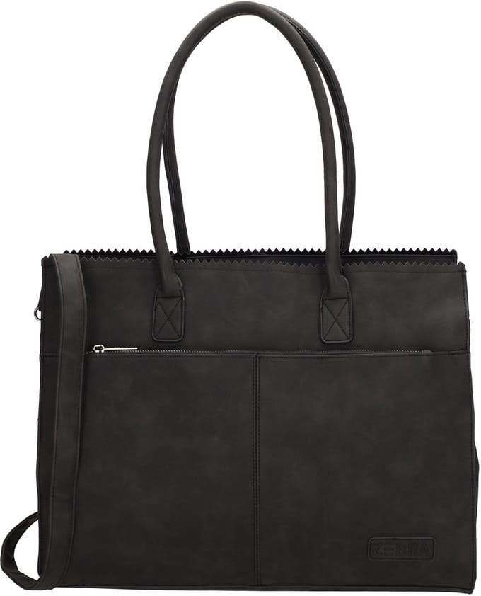 Zebra Trends Noa Laptoptas 15,6 inch (34.5x19.4 cm) - Zwart