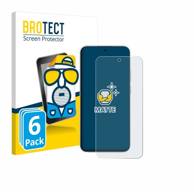 BROTECT - Screenprotector voor Xiaomi Redmi Note 15 Pro 5G - Folie Beschermfolie matte 6 Stuks
