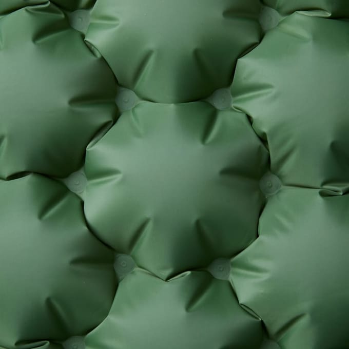 vidaXL - Kampeermatras - met - kussens - zelfopblazend - 2-persoons - groen