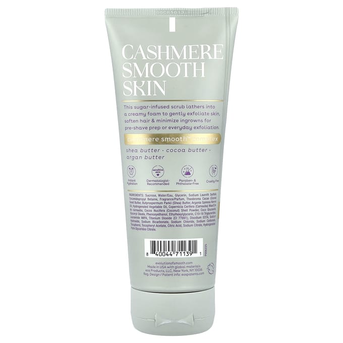 EOS, Shea Better™, Cashmere Pre-Shave Scrub, 207 ml (7 fl oz) pink
