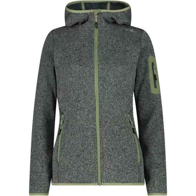 Dikke gebreide hoodie dames CMP Knit-Tech