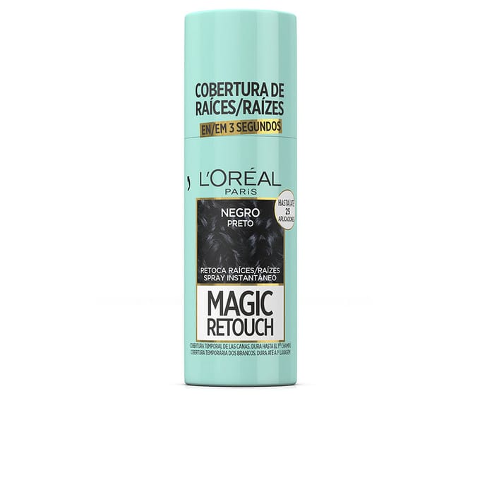 Tijdelijke correctorspray voor haarwortels L'Oréal Paris Magic Retouch Zwart 75 ml