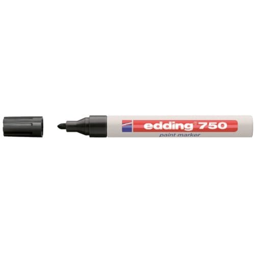 Paintmarker edding 750 op oliebasis 2-4mm zwart