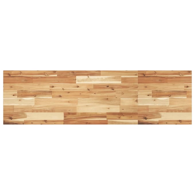 vidaXL - Wastafelblad - met - olieafwerking - 140x40x2 - cm - massief - acaciahout