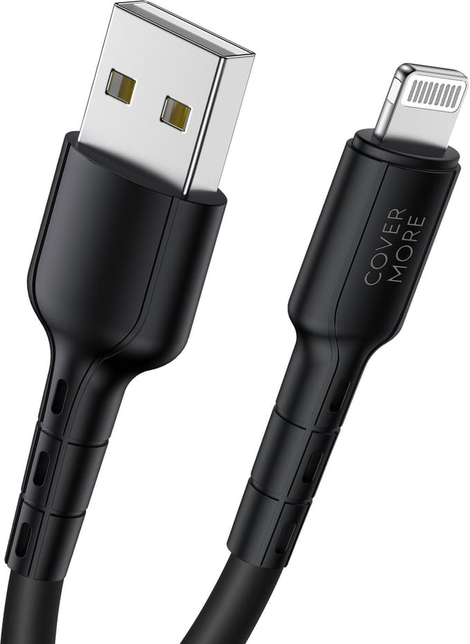 Oplaadkabel geschikt voor iPhone - Usb-a naar Lightning kabel - Oplader - 1m - Zwart