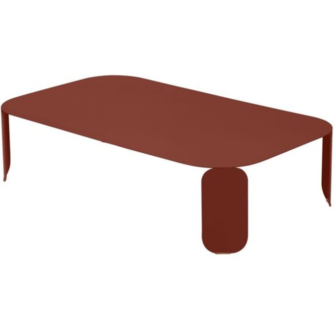 Fermob Bebop Tafel rechthoekig - 20 okerrood - H 29 cm