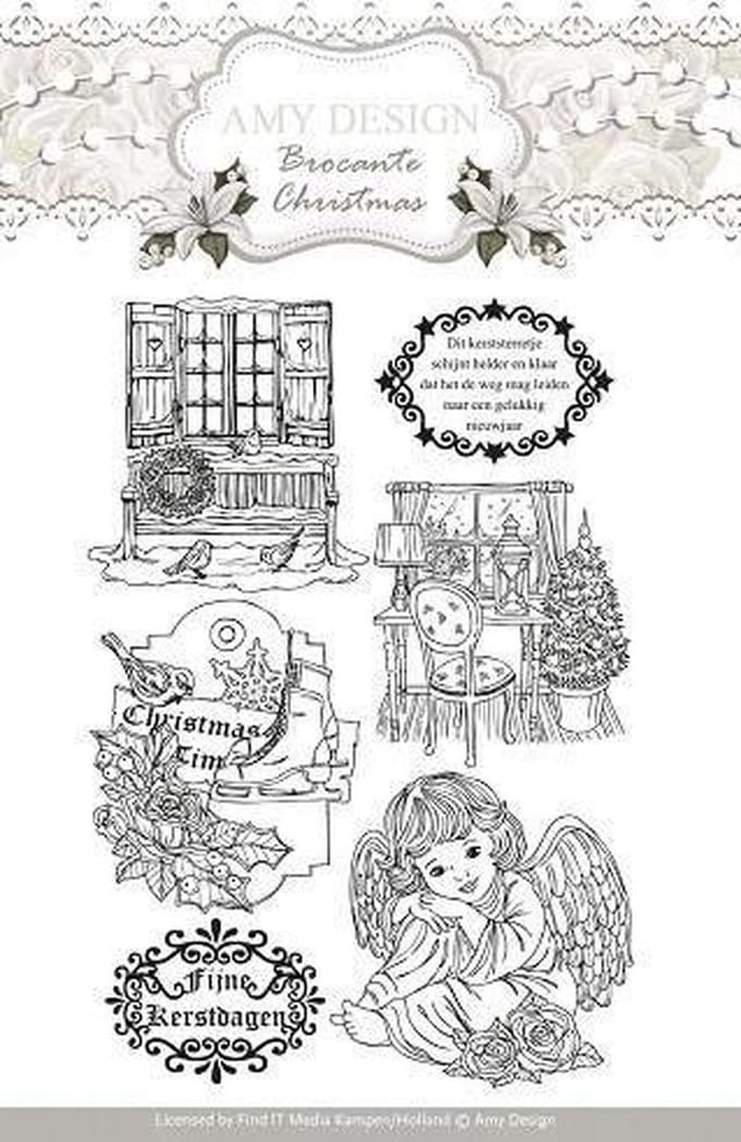 Clearstamp - Amy Design - Brocante Christmas