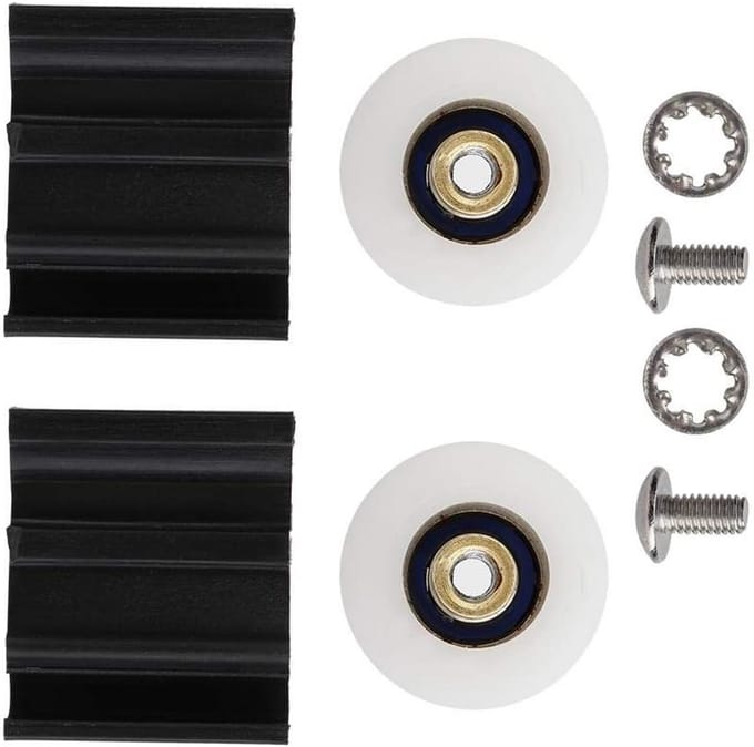 Vervangingswielen voor Douchedeuren en Kassen 22mm Universeel