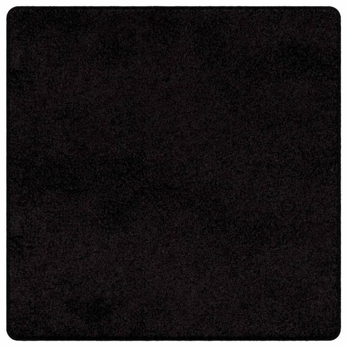 vidaXL - Tapijt - Loper - Zwart - 100 - x - 100 - cm - 100% - Polypropyleen - Tuft