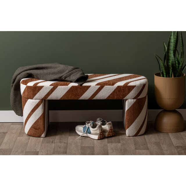Leitmotiv - Bankje Agraciado - Bruin - 101x101x43 cm