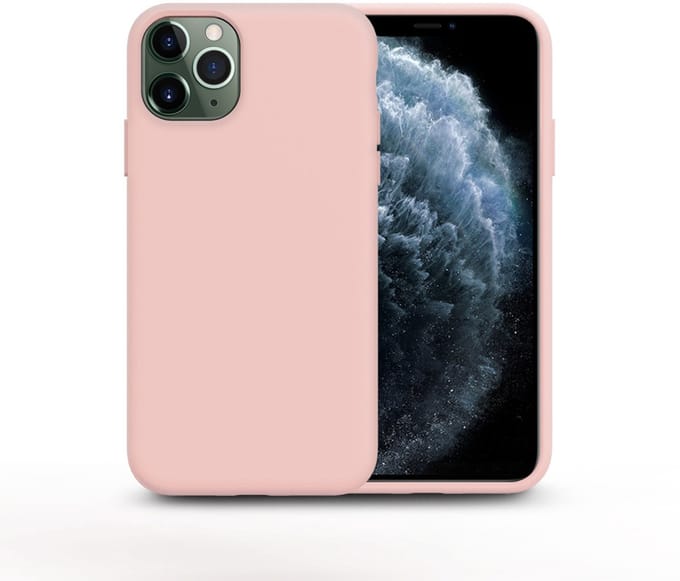 Nano Silicone Back Hoesje Geschikt voor iPhone 11 Pro Max - Licht Roze