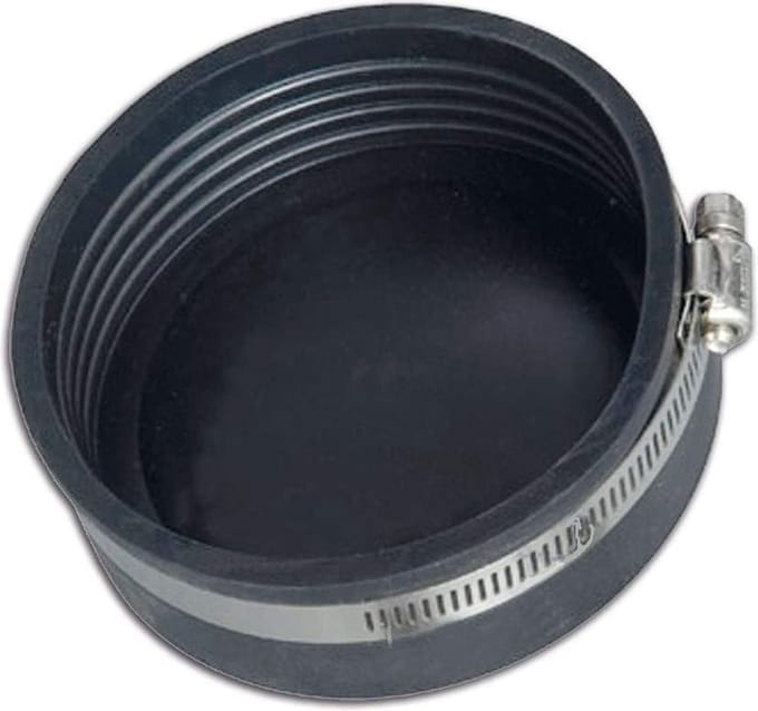 Evolution Aqua - Flexibele Eindkap 4" – 115-102 mm