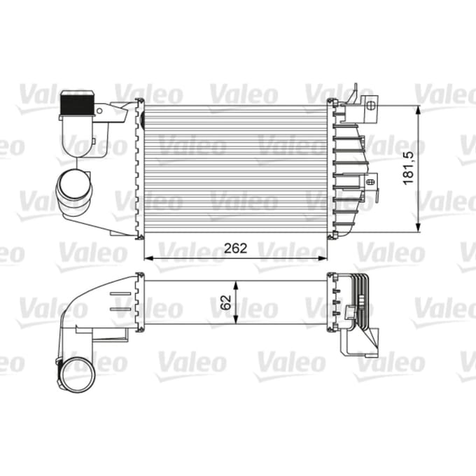Intercooler VALEO 818627
