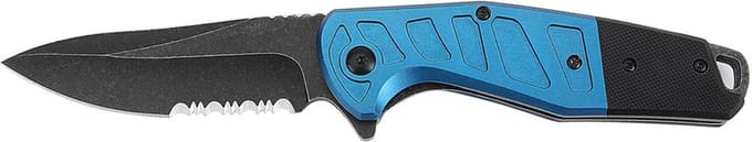 Homey’s X-Trail K3 Zakmes – 20 cm – Aluminium - Blauw