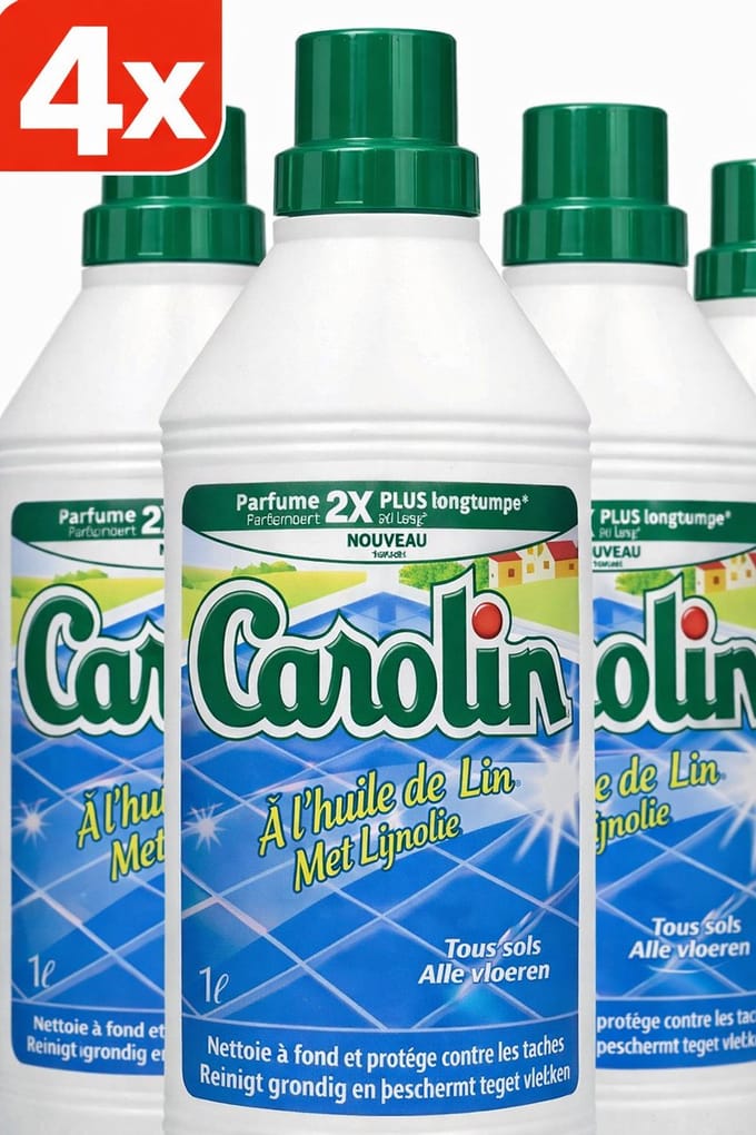 4 x Carolin - Allesreiniger - Linseed Oil - 1L