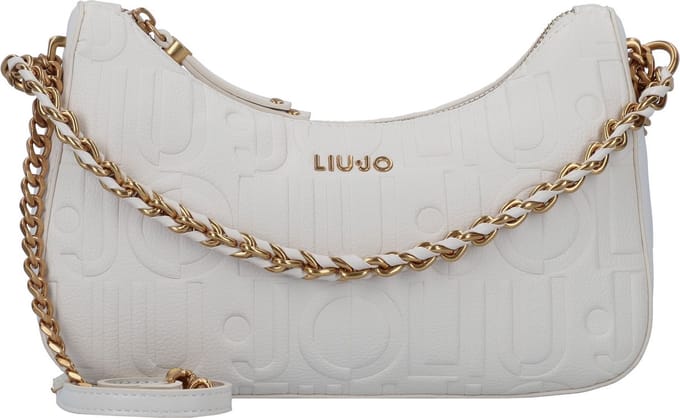LIU JO Schoudertas Adonide ECS Hobo Bag Cream Crème
