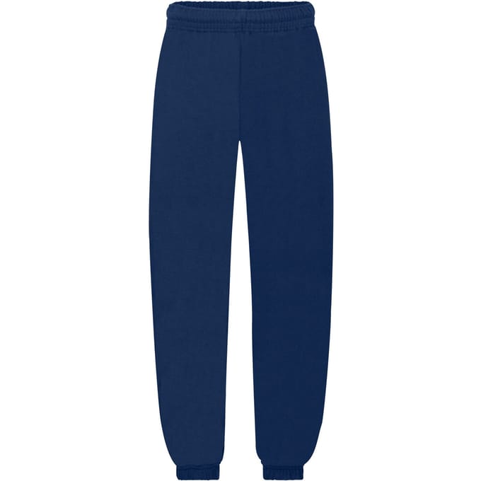 Fruit of the Loom Joggingbroek met elastische zoom voor kinderen/Kinderen (Marine)