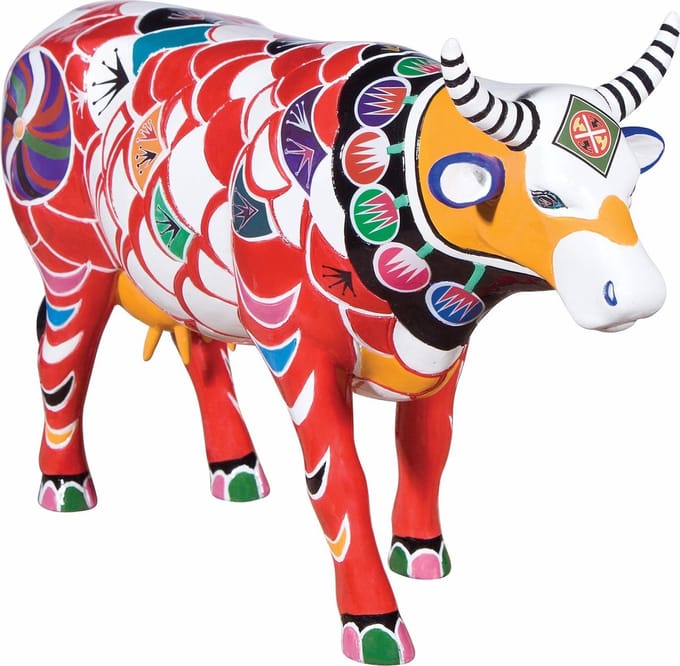 Cowparade - Shanghai Cow - Large - 46780