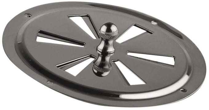 ventilatierooster 128mm afsluitbaar