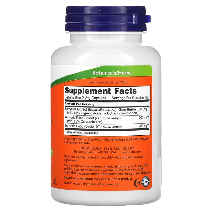 Boswellia Extract 250mg - 120 v-caps