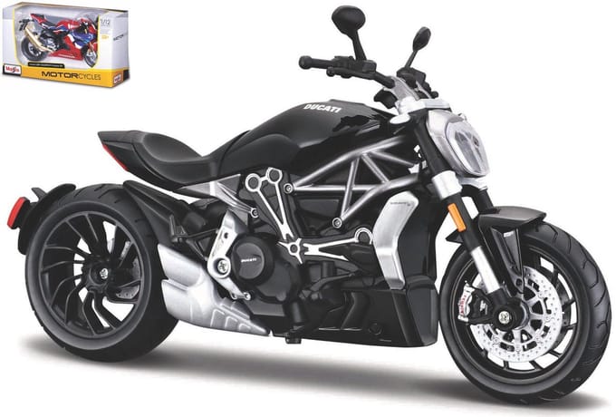 Maisto Ducati X Diavel - Modelauto - Schaal 1:12 - Zwart