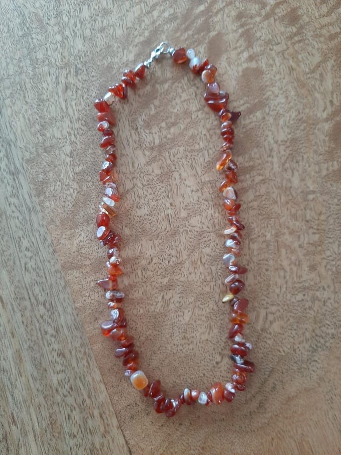 Carneool splitketting