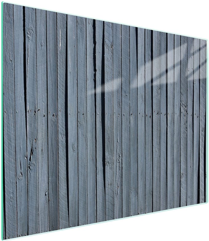 TMK ArtDeko - Snijplank - 52x30 cm - Glas - Houtlook
