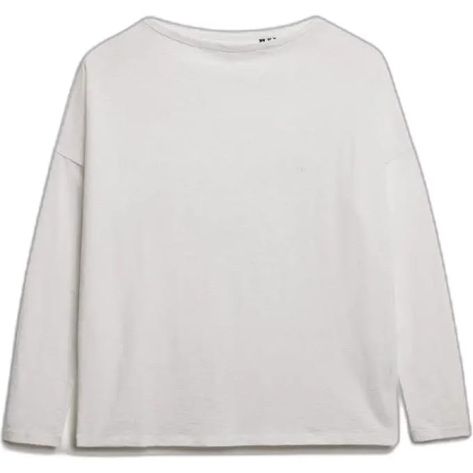 V-hals T-shirt met lange mouwen voor dames Superdry