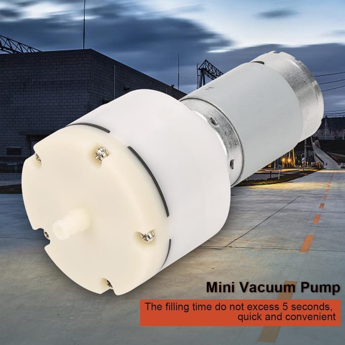 DC 12V Mini Kleine Geluidsarme Korte Vultijd Lucht Vacuüm Zuigpomp