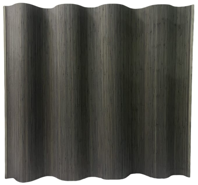 TuinChamp Bamboe kamerscherm donkergrijs 185 x 240 cm