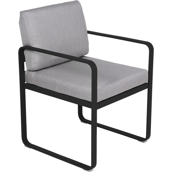 Fermob BELLEVIE fauteuil voor de eethoek - 42 drop mat - 79 Flanelgrijs
