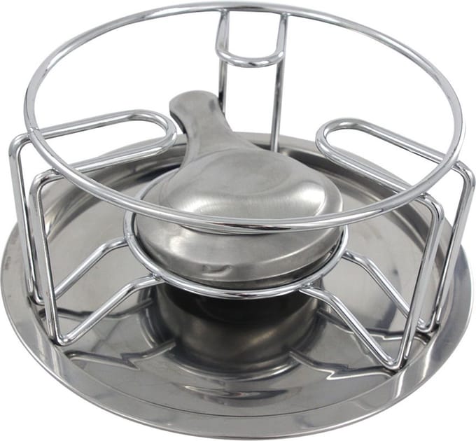 Rechaud chroom met brander