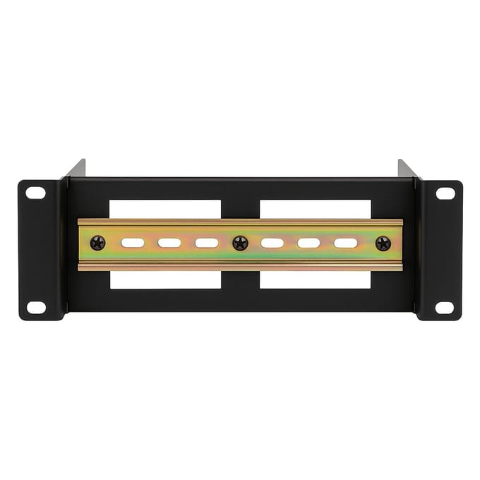 DSIT 2U DIN rail voor 10 inch racks - in diepte verstelbaar
