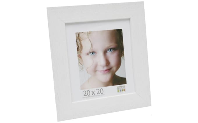 Deknudt Frames fotolijst S226K1 - wit hout - breed - 20x20 cm