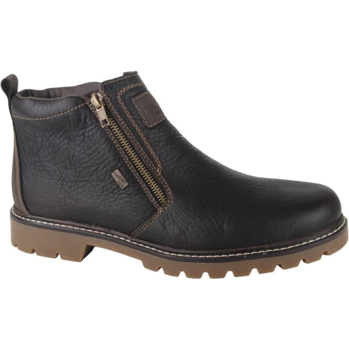 Rieker Tex Veterschoenen bruin Leer - Maat 43