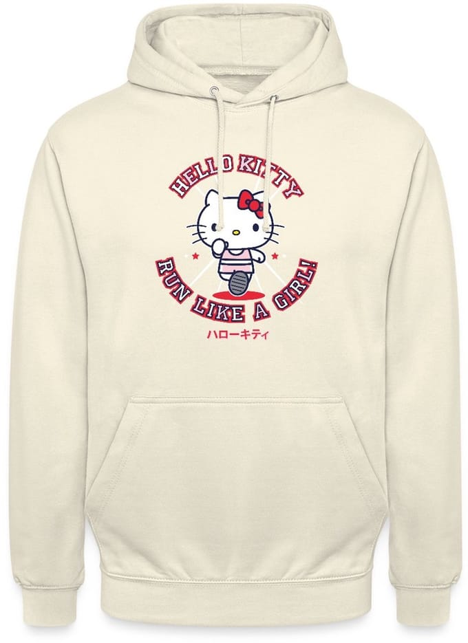 Hello Kitty Run Like A Girl Hoodie Unisex