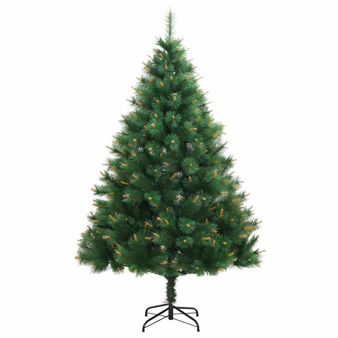 vidaXL - Kunstkerstboom - met - scharnieren - en - standaard - 180 - cm