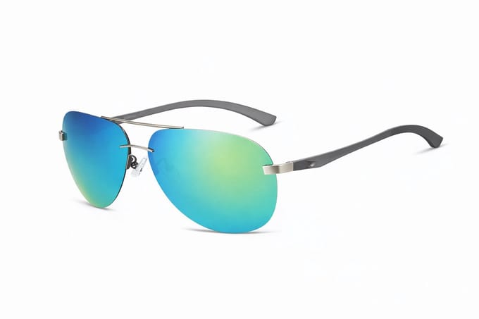 KingSeven Greenstar - Pilotenbril met UV400 en polarisatie filter - Z183