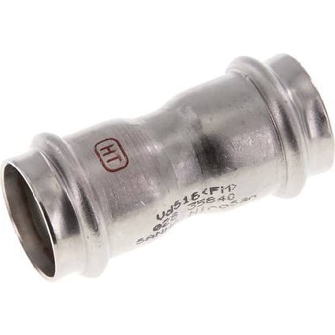 Perskoppeling - 28mm Persmof - RVS