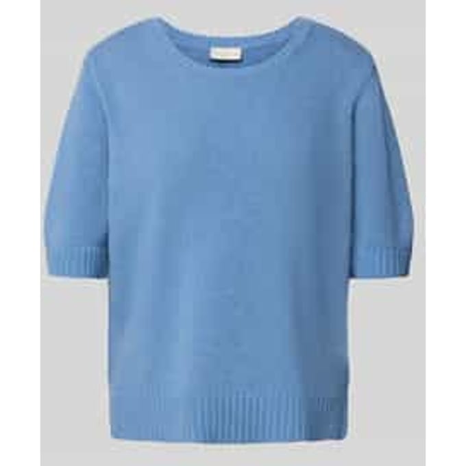 Relaxed fit gebreide pullover van wolmix met wol