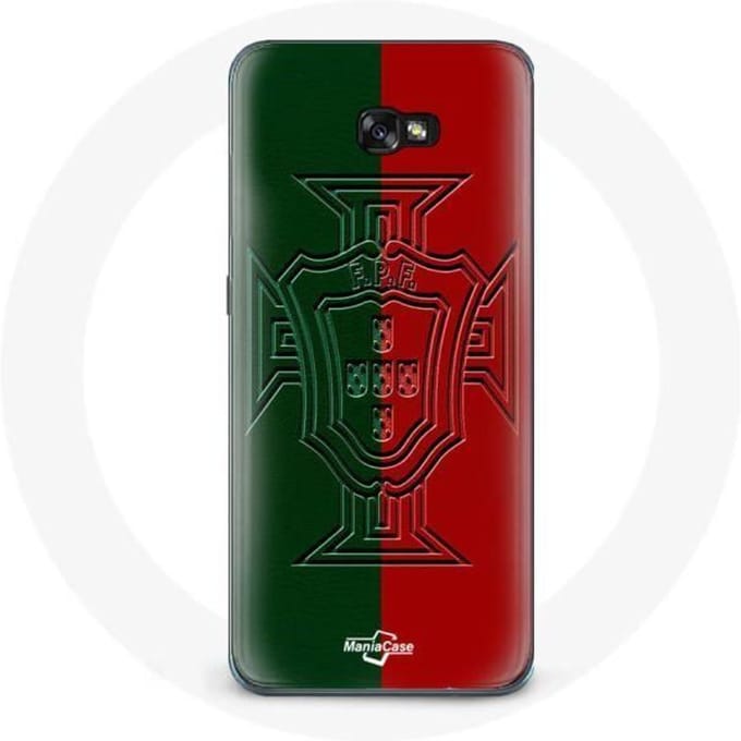 Coque maniacase pour Samsung Galaxy A3 2017 portugal logo vert et rouge