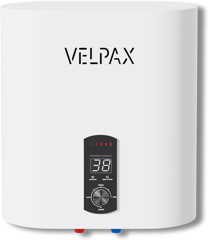 Elektrische Wandboiler 50 Liter met Digitale Temperatuurweergave en Instelbare Buitentemperatuur
