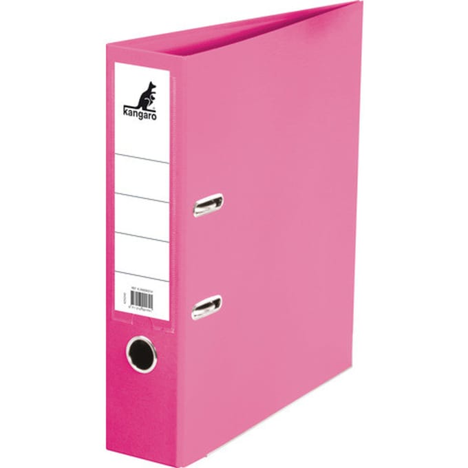 Ordner Kangaro A4 2R 75mm PP Roze
