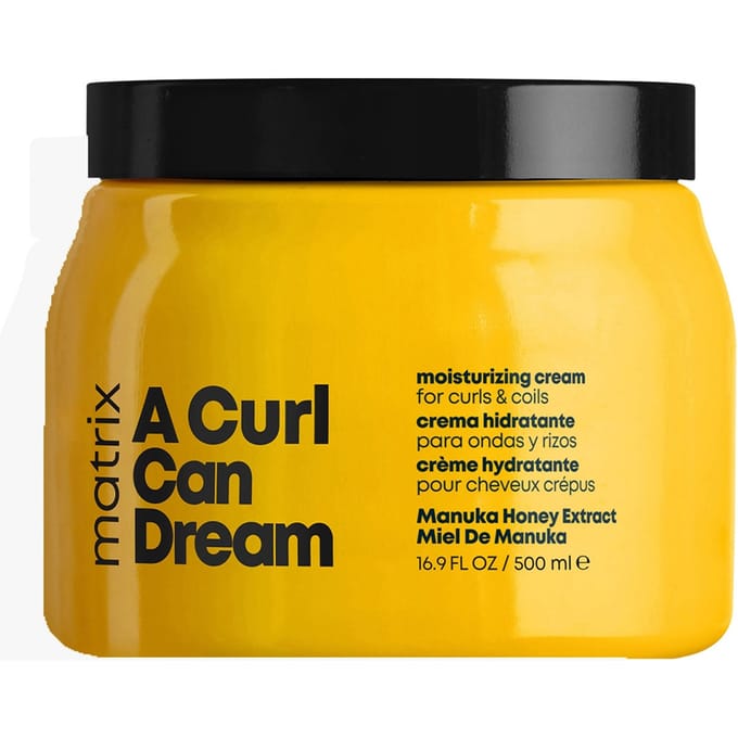 Matrix A Curl Can Dream Manuka Honey Infused Shampoo, Mask and Leave-in Cream Routine for Curls and Coils