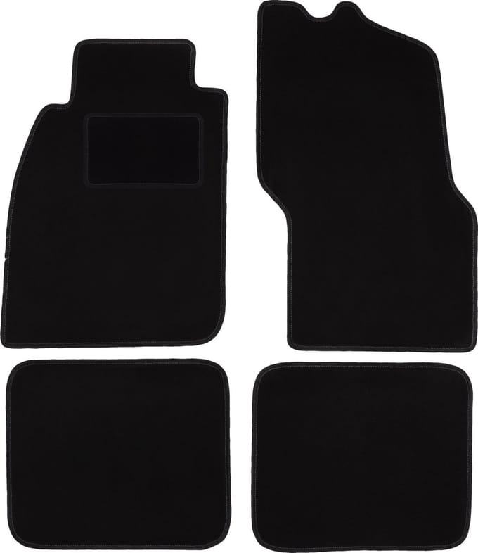 Zwarte veloursmatten voor: Mitsubishi Carisma sedan, liftback, hatchback (1995-2004)