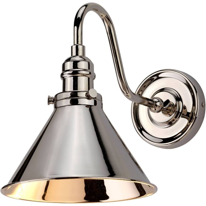 Elstead Lighting LED Wandlamp Provence | 1X E27 Max 60W | Polished Nickel